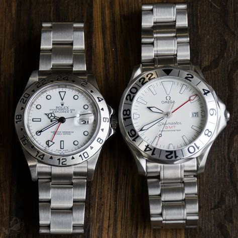 rolex explorer ii vs omega seamaster gmt|rolex explorer ii hands on.